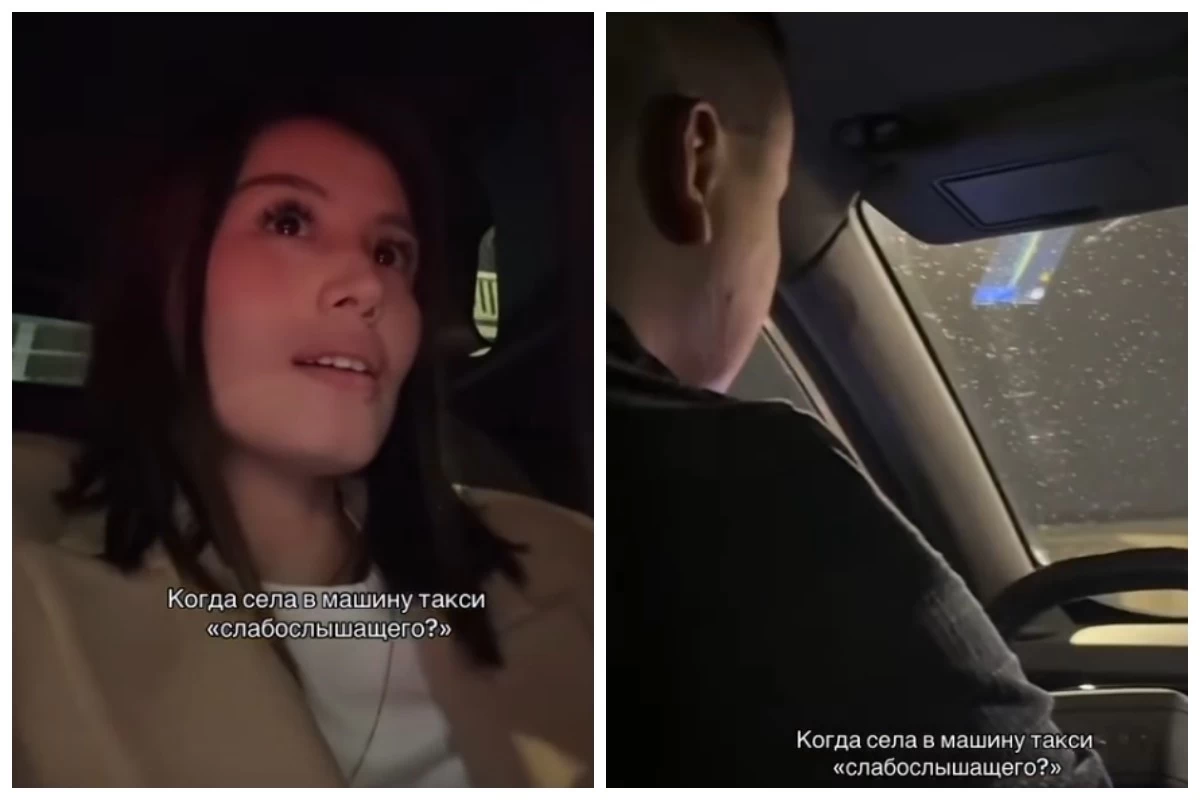 блогер құлағы естімейтін таксистті мазақ қылды