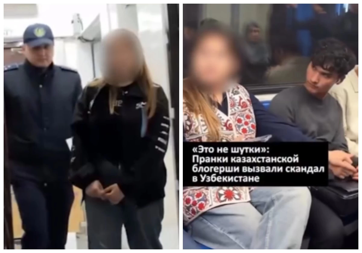 ТАшкентте пранк жасаған қазақстандық блогерді полиция шақыртты 