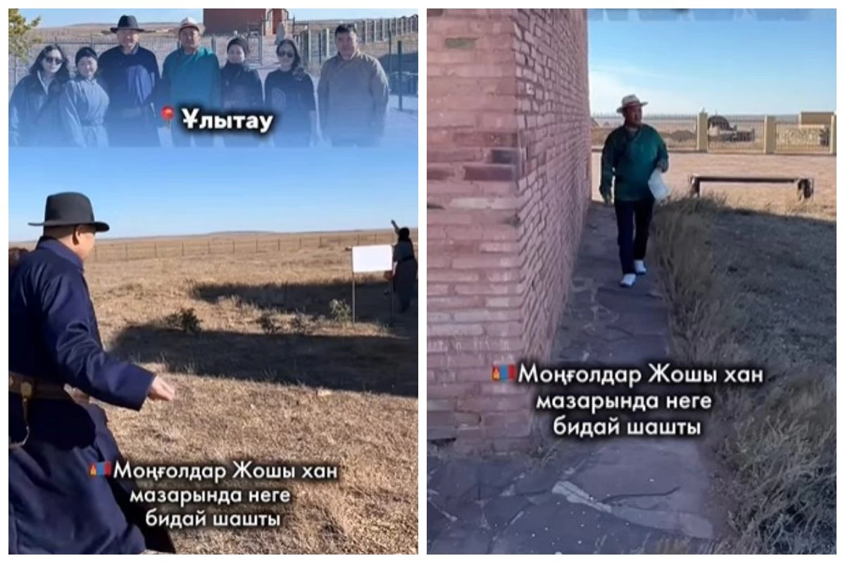 Моңғолиялықтар Қазақстандағы Жошы ханның кесенесінде рәсім өткізді