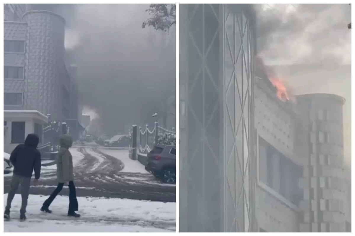 ғимарат өртке оранды