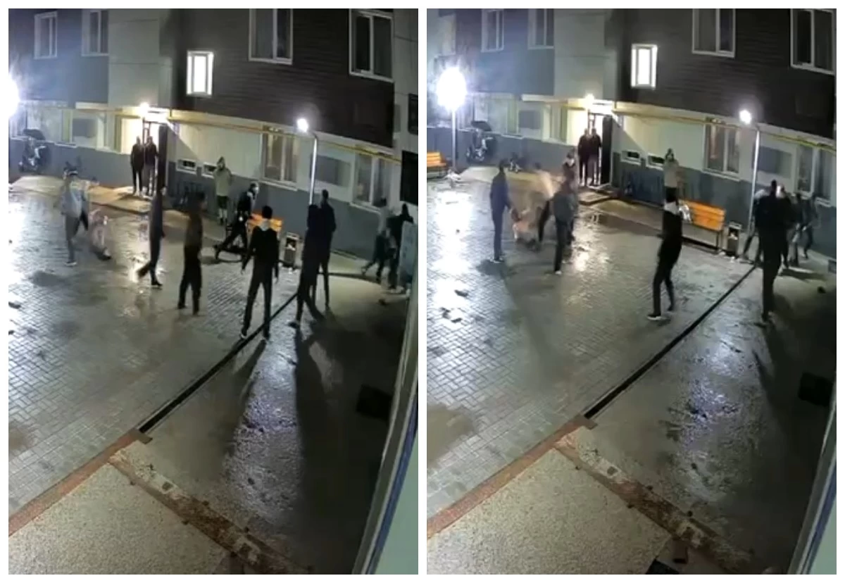 Алматыда бір топ ер адам күзетші мен тұрғынды ұрып кеткен