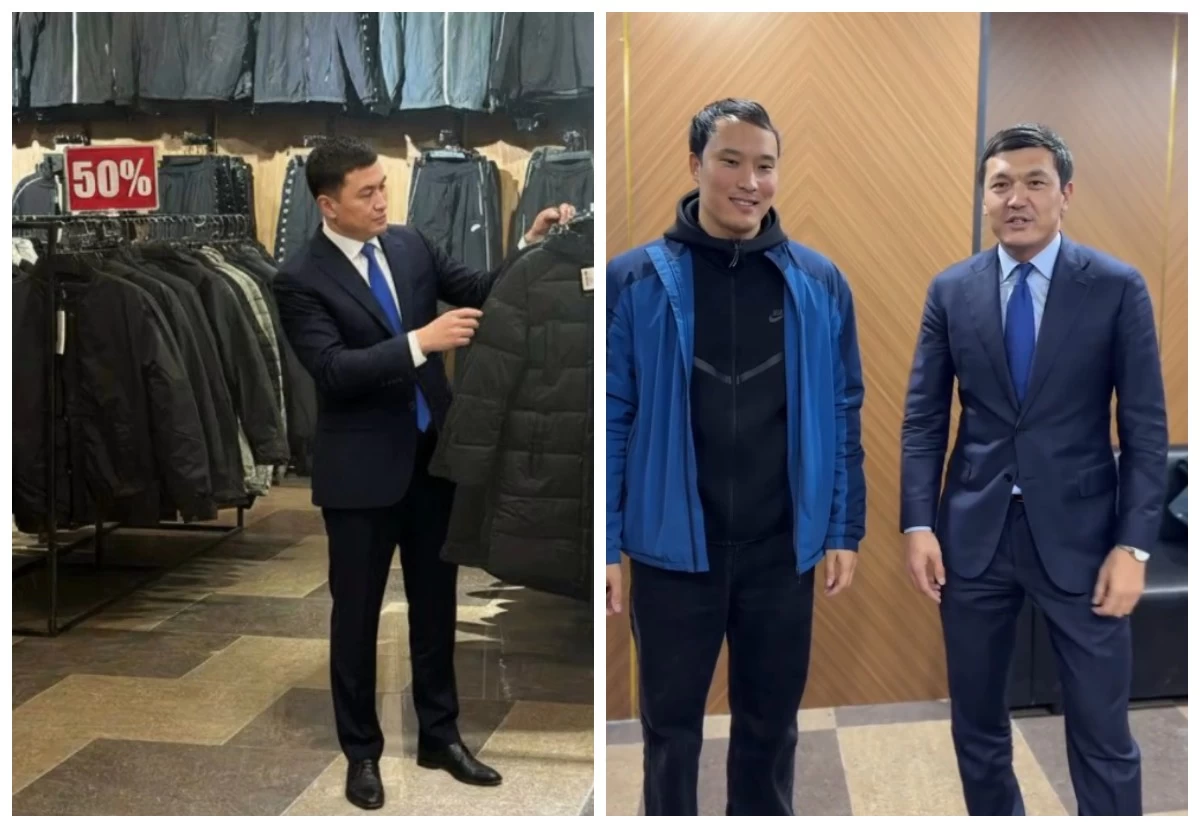 Екібастұз әкімі киім дүкеніне барды
