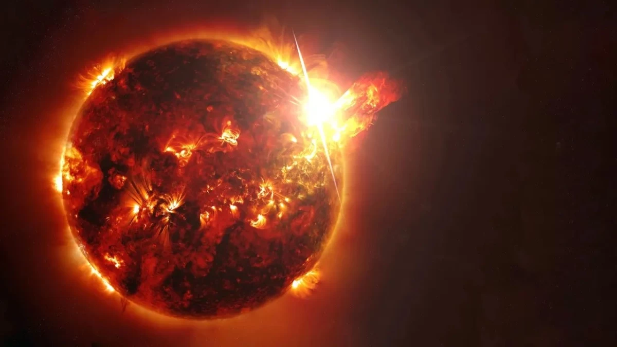 Күн жүйесі плазма шығарды