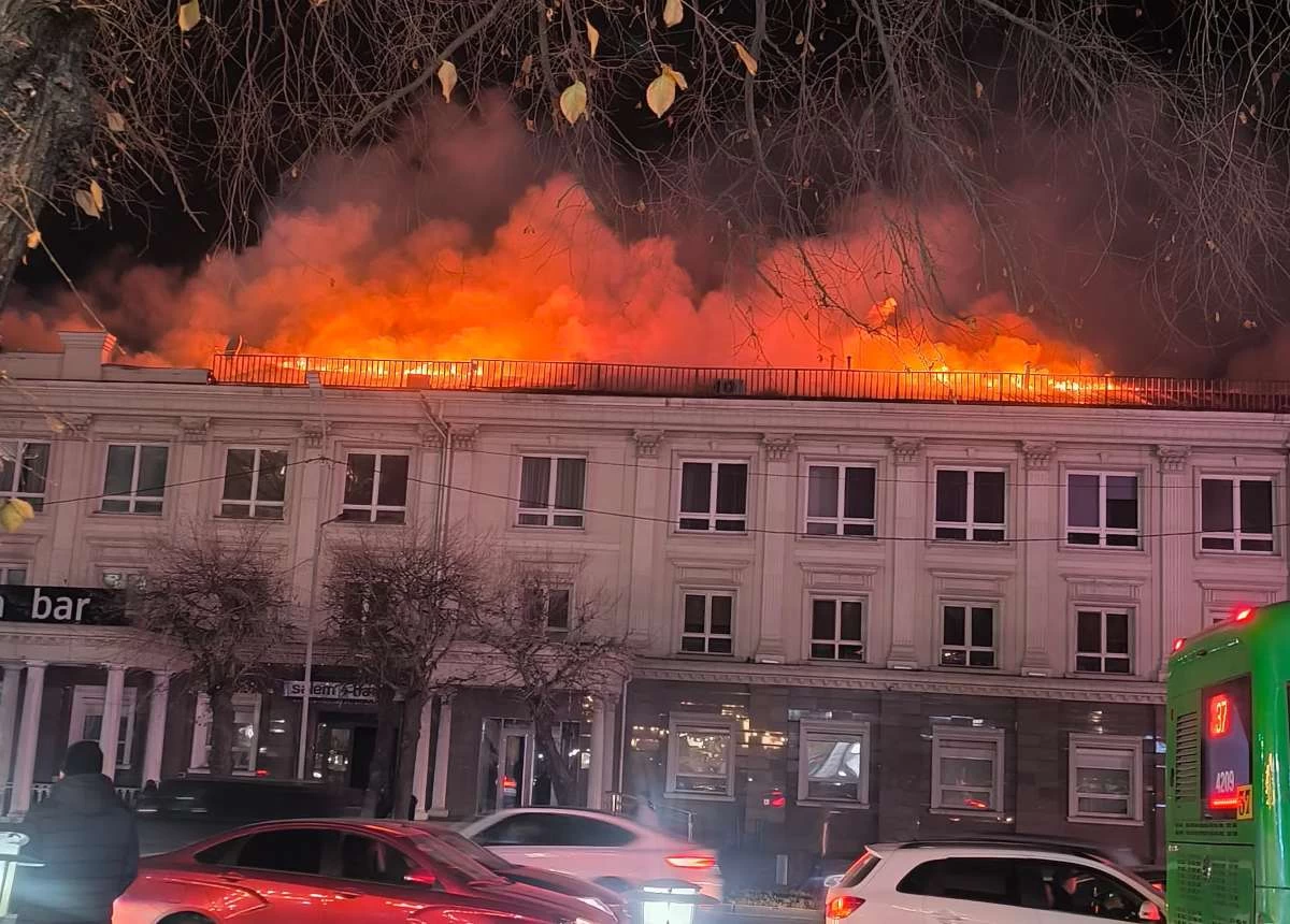 бір күнде екінші өрт шықты