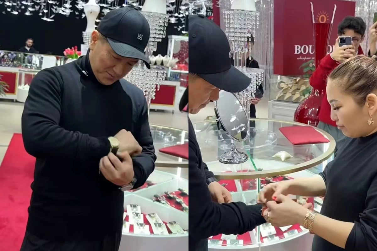 Сағат сыйлады