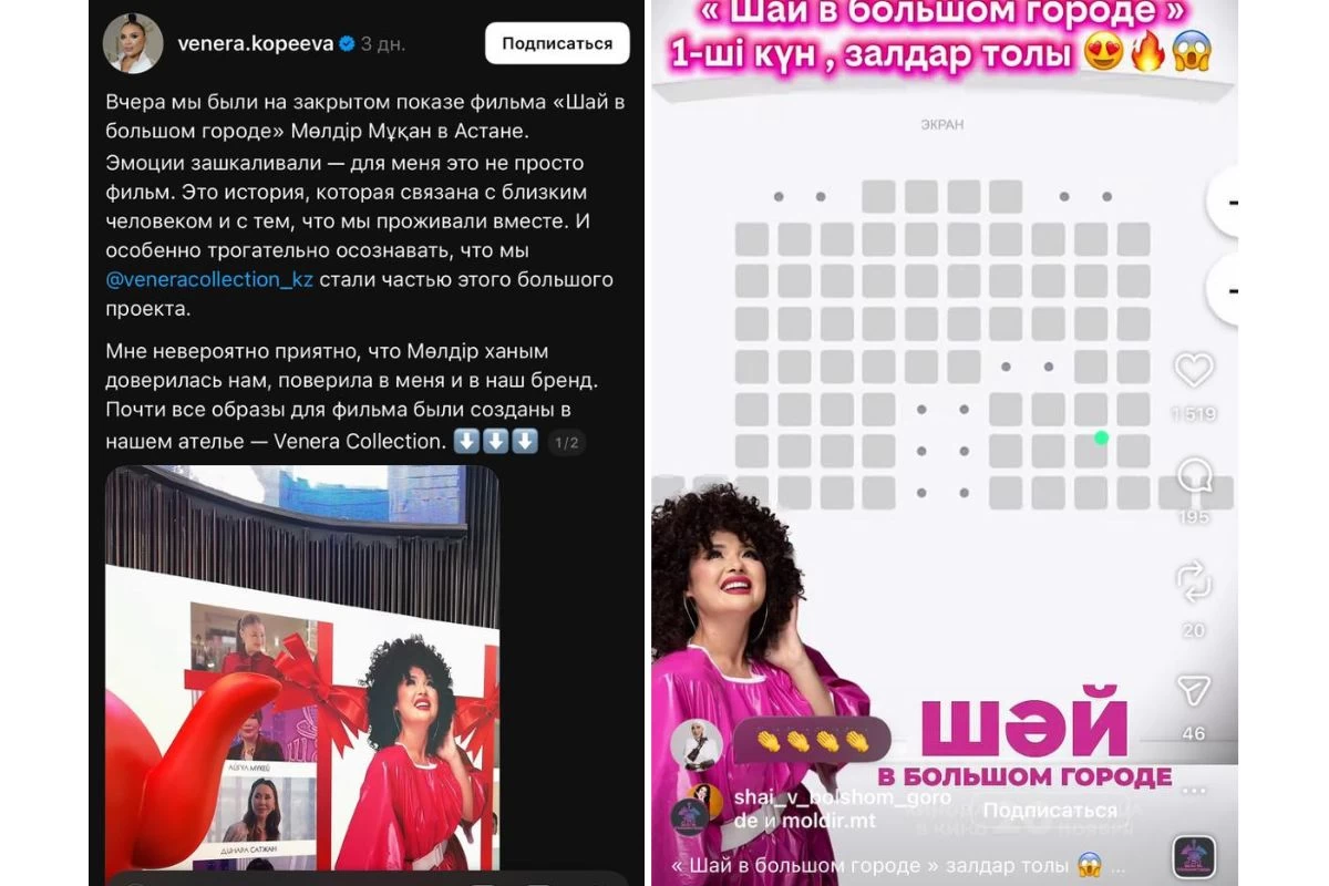 Мөлдір Мұқан фильмі сынға қалды