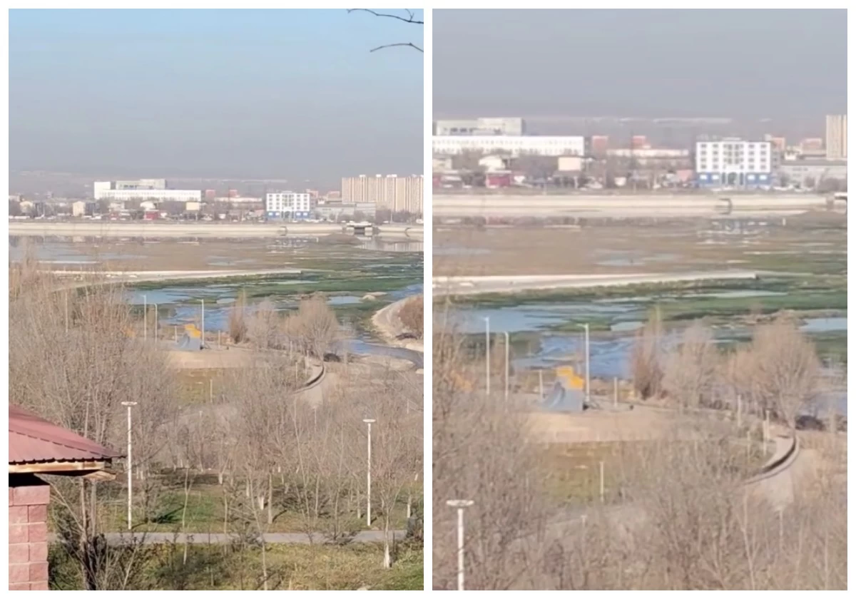 Сайран көлінен жағымсыз иіс шығып жатыр