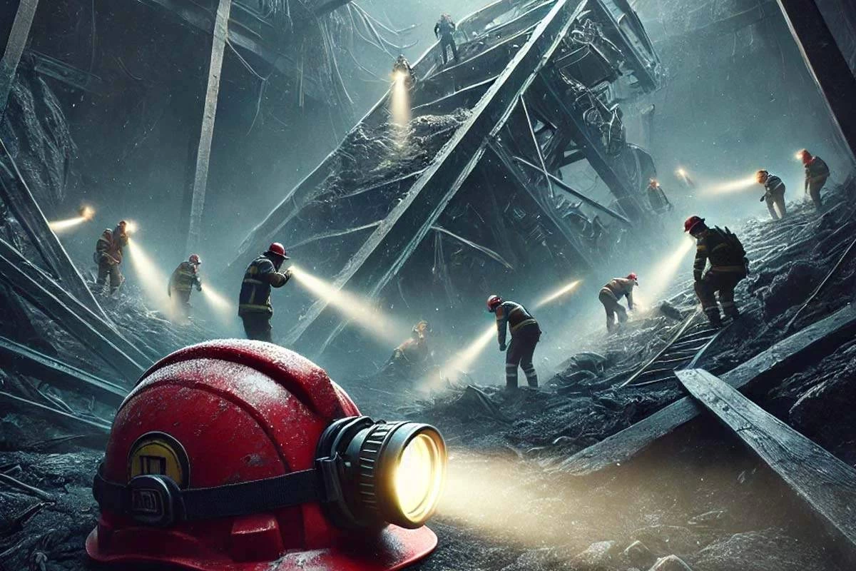 шахта опырылды