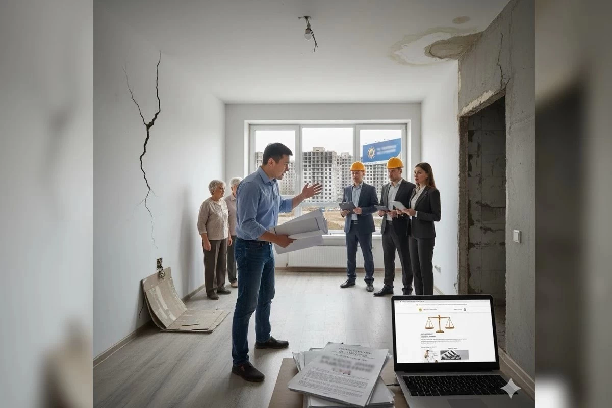 баспана қирап жатыр