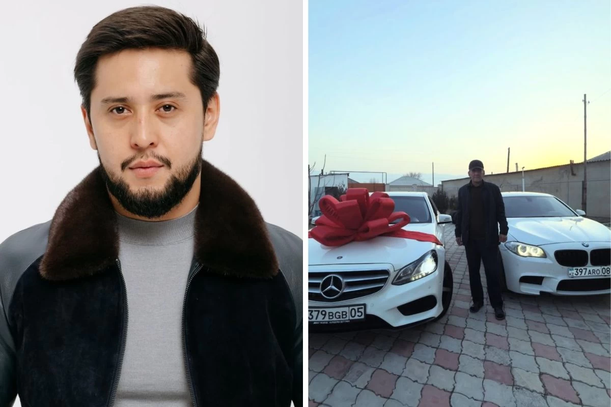 Асқар Жұмабеков әкесіне көлік сыйлады