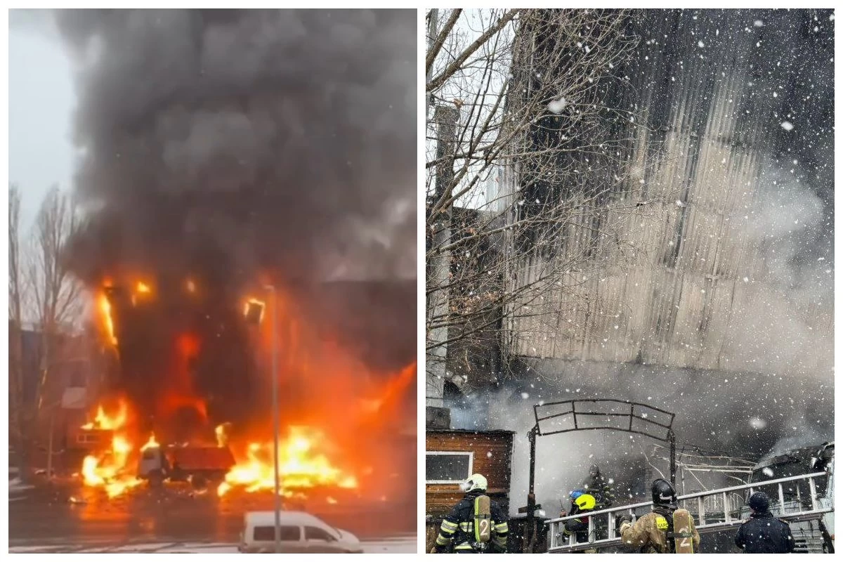 Астанада Cinema City кинотеатры өртке оранды 