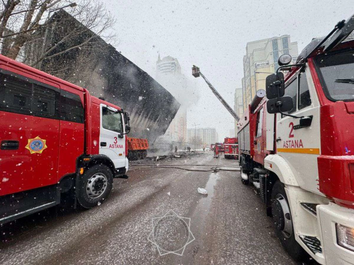 Астанада Cinema City кинотеатры өртке оранды