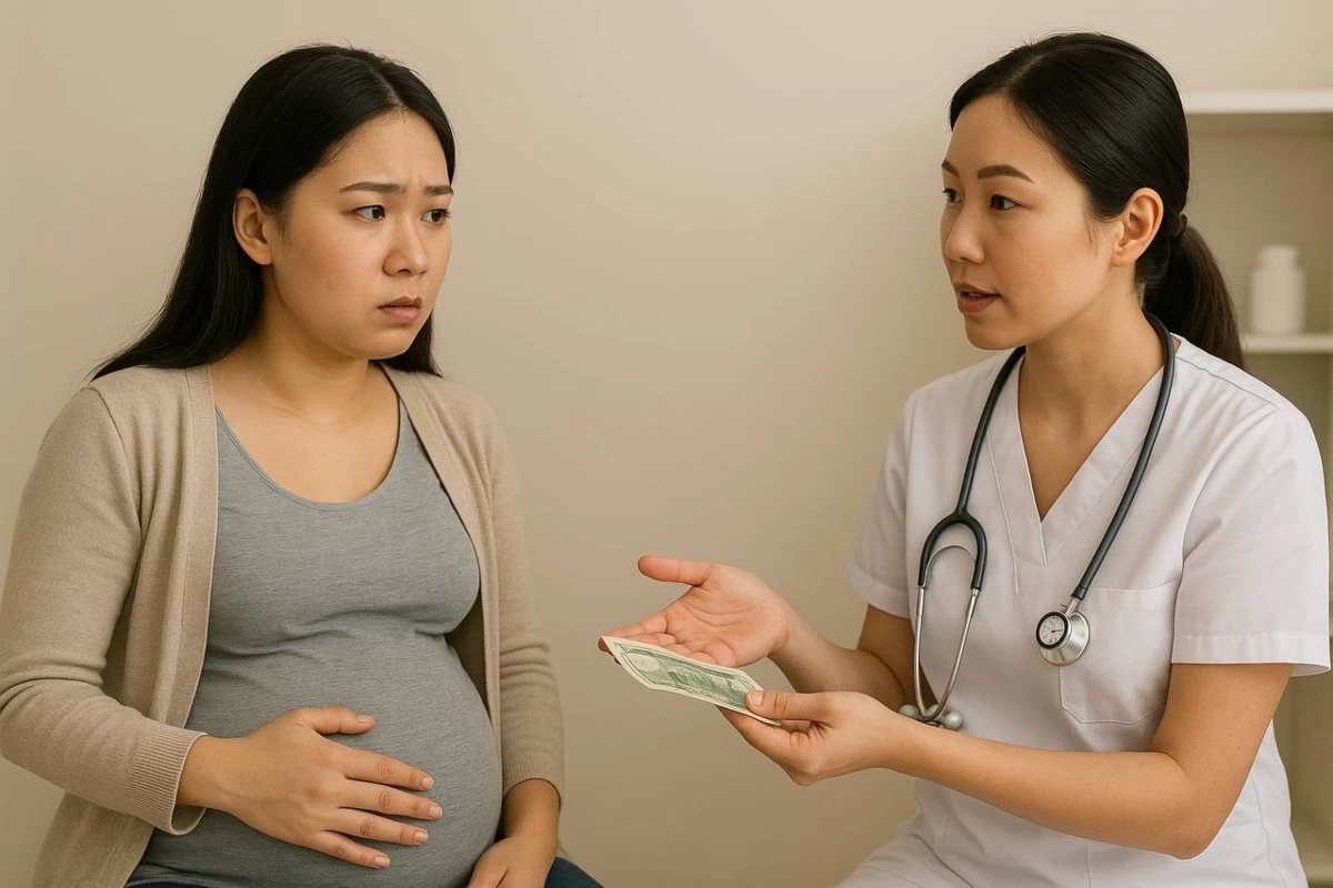 босанған әйелдер өздеріне жақсы қарау үшін ақша төлеген