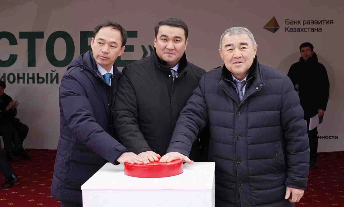 В Туркестанской области открыт завод по производству извести, соответствующий современным требованиям