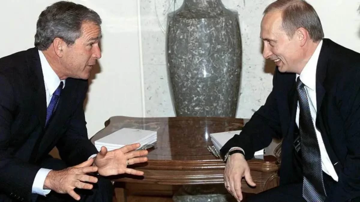 Путин мен Буш