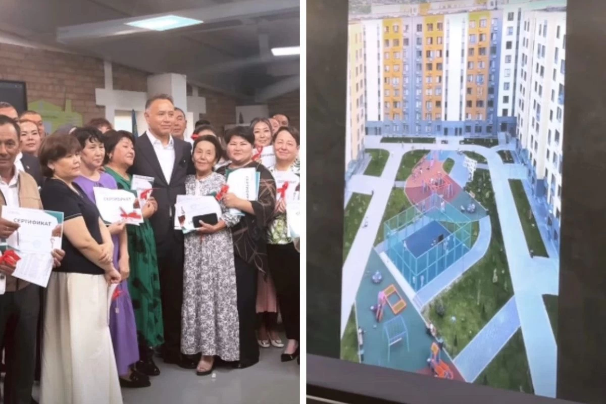 Тұрсен Алагөзов қызметкерлеріне 100 пәтердің кілтін сыйлады