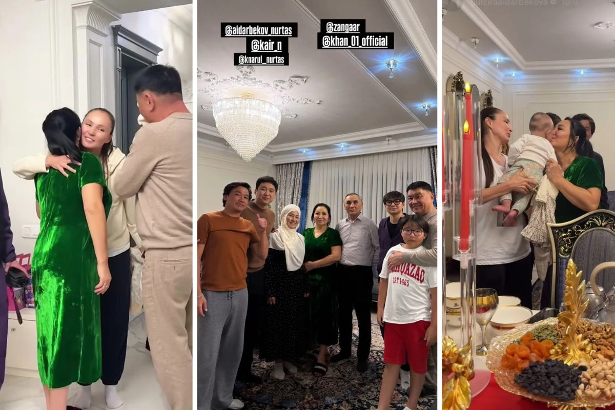 Гүлзира Айдарбекова келіні Жұлдыз бен оның ата-анасын күтті