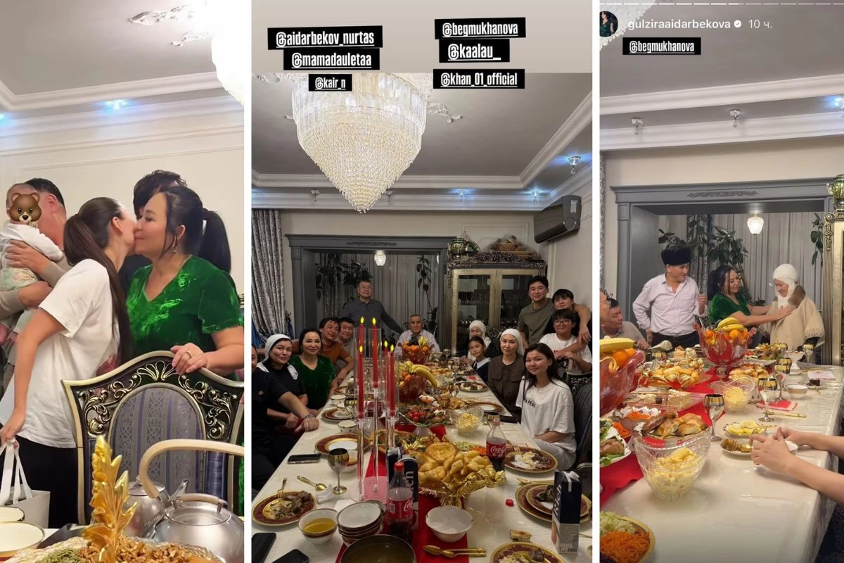 Гүлзира Айдарбекова келіні Жұлдыз бен оның ата-анасын күтті