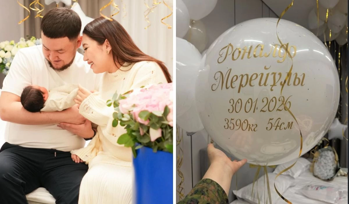 Асель Ерімбетова ұлының есімін Роналдо қойған