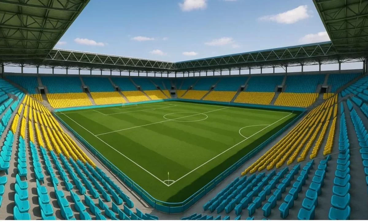 Көкшетауда еуропалық деңгейдегі жаңа стадион салынады