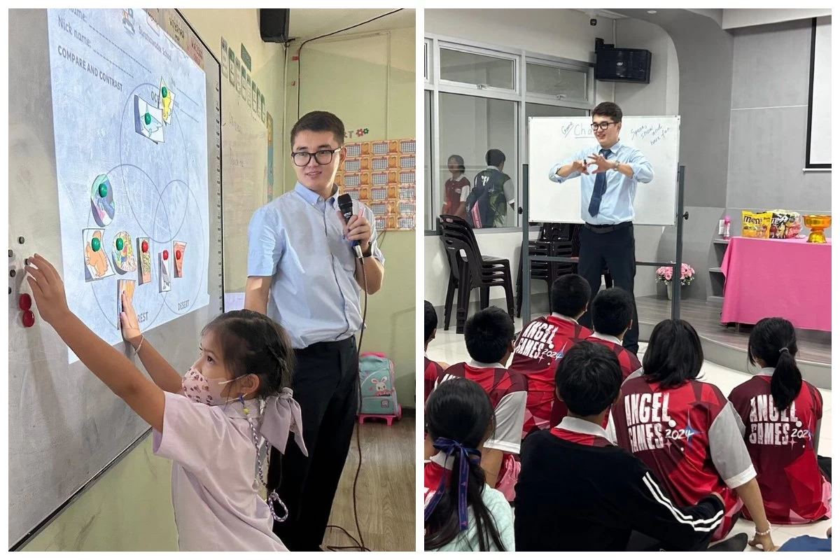 Таиландтағы мемлекеттік мектепте ағылшын тілінен сабақ беретін қазақстандық