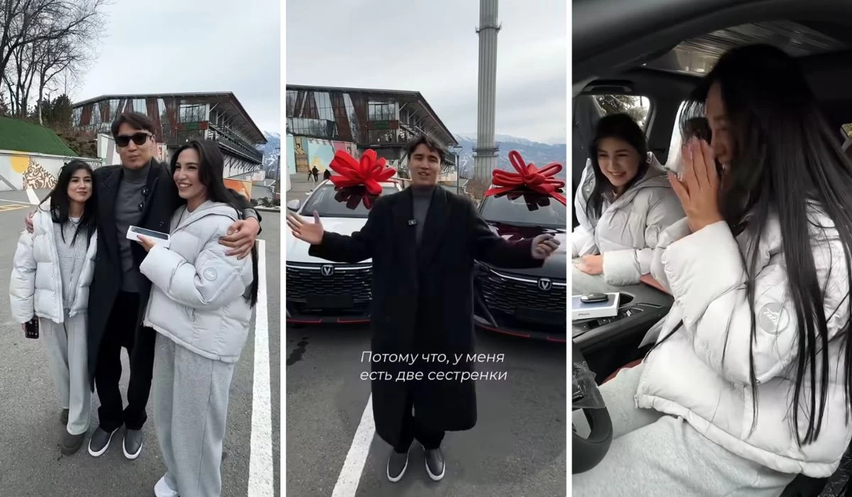 Блогер Нұрдәулет қарындастарына екі бірдей көлік сыйлады