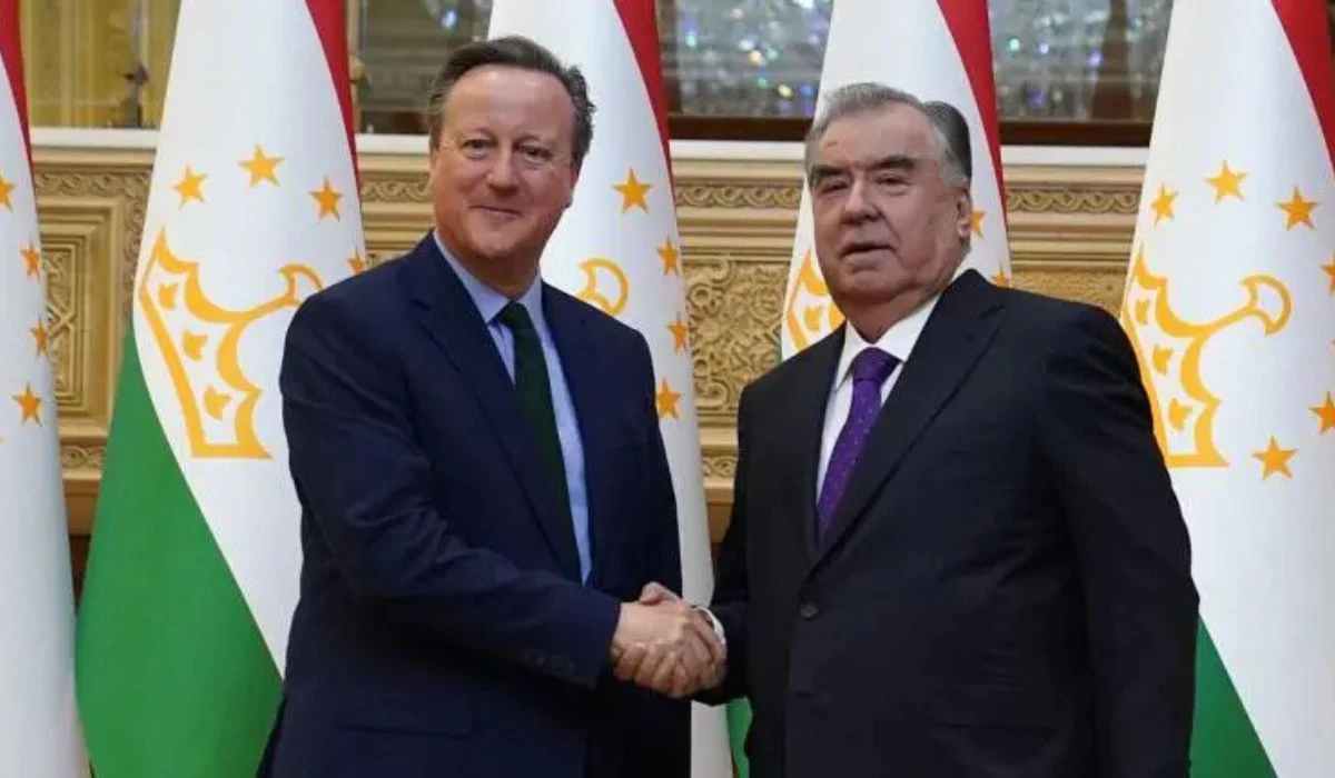 Дэвид Кэмерон мен Эмомали Рахмон