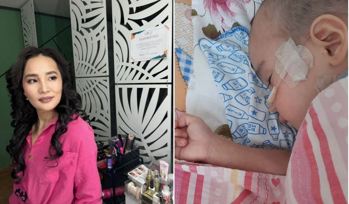 Қазақстандық әйелдің көзінше баласы азелит ішіп, өңешін күйдіріп алған