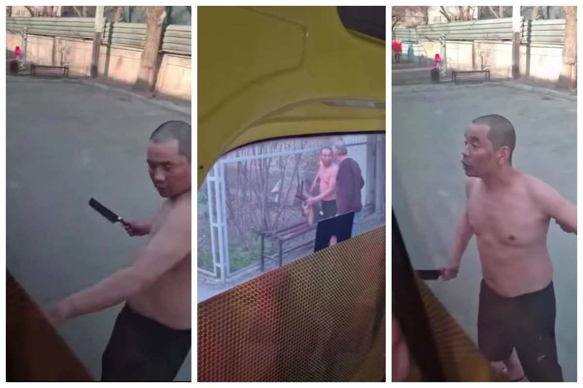 пышақпен шабуылдаған