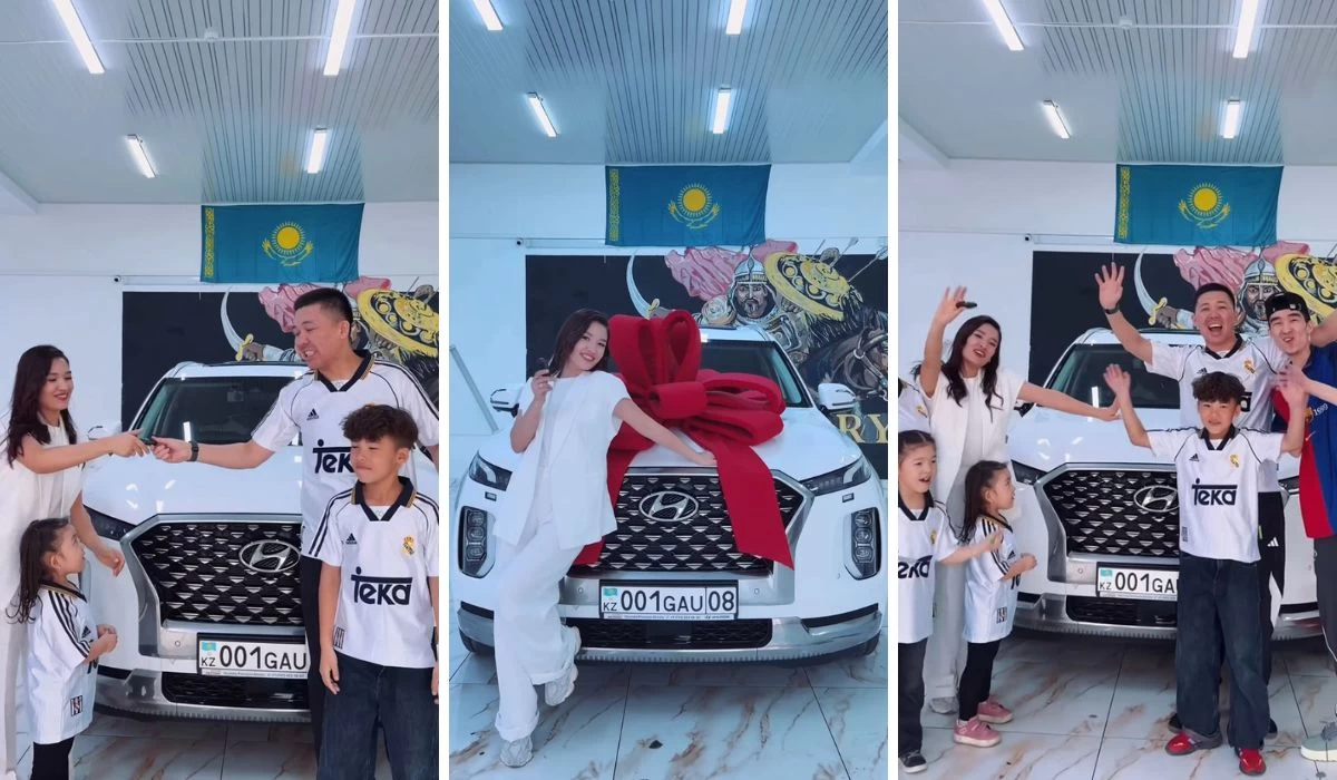 Арман Жаналиев әйеліне су жаңа темір тұлпар сыйлады