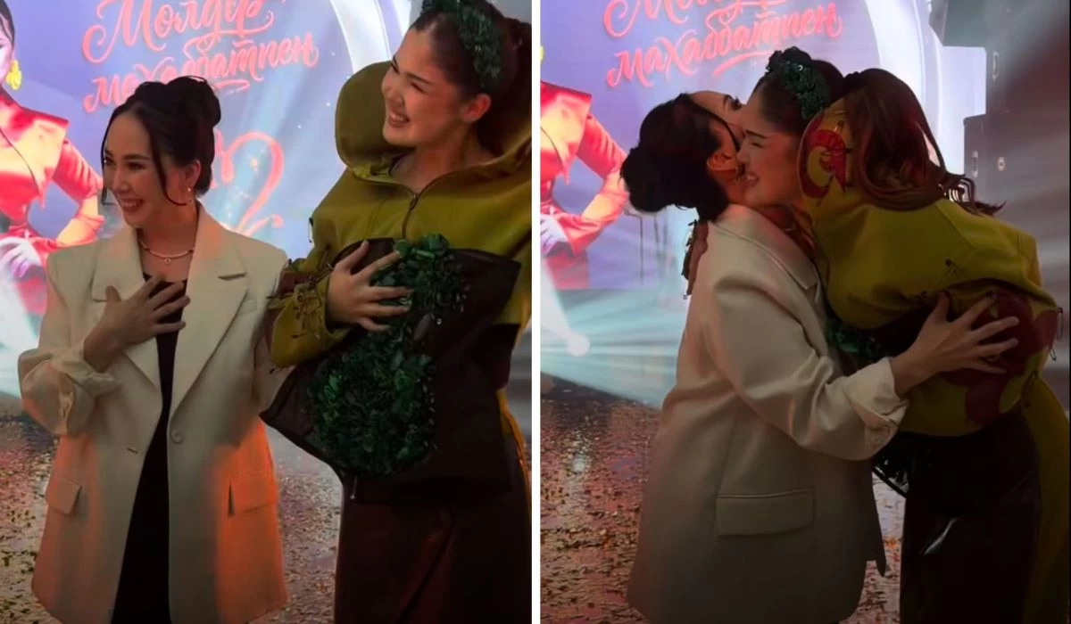 Қарақат Әбілдина Тұрсынбектің қызына сый жасады