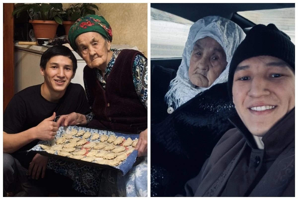 Немересі мен әжесі