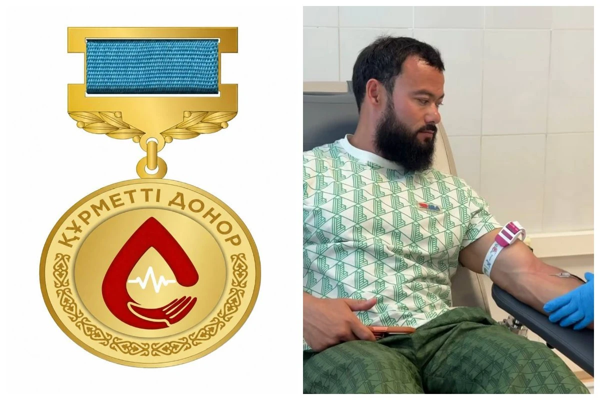 қан донор төсбелгі