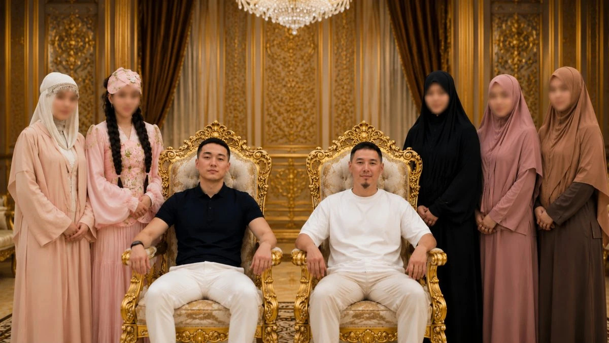 көп әйелі бар блогерлер