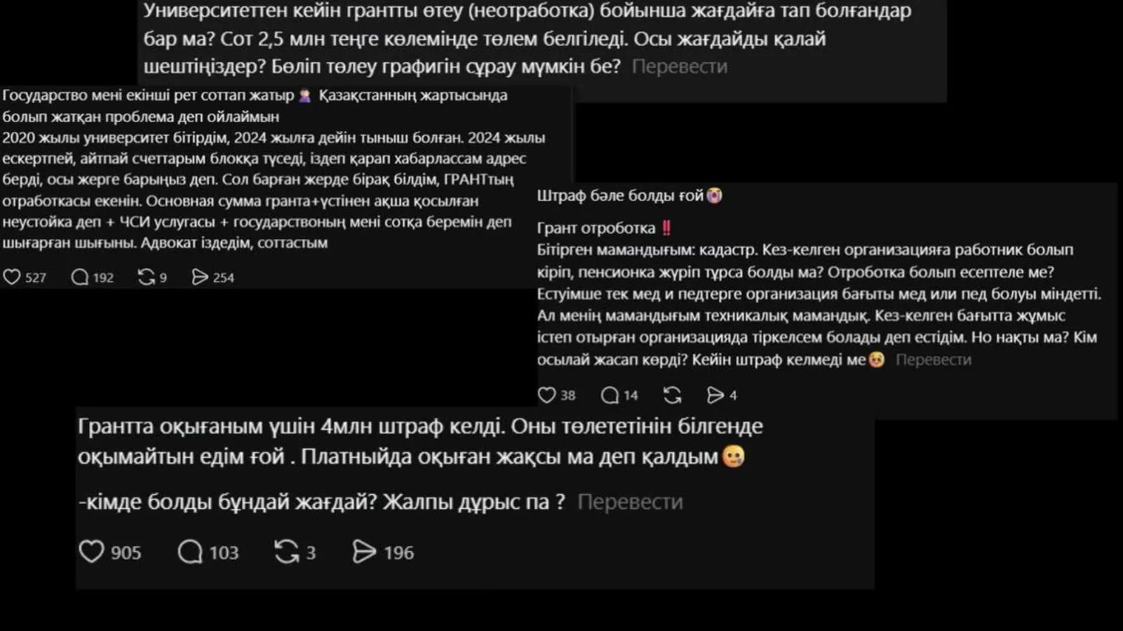 Грант отработка тредс