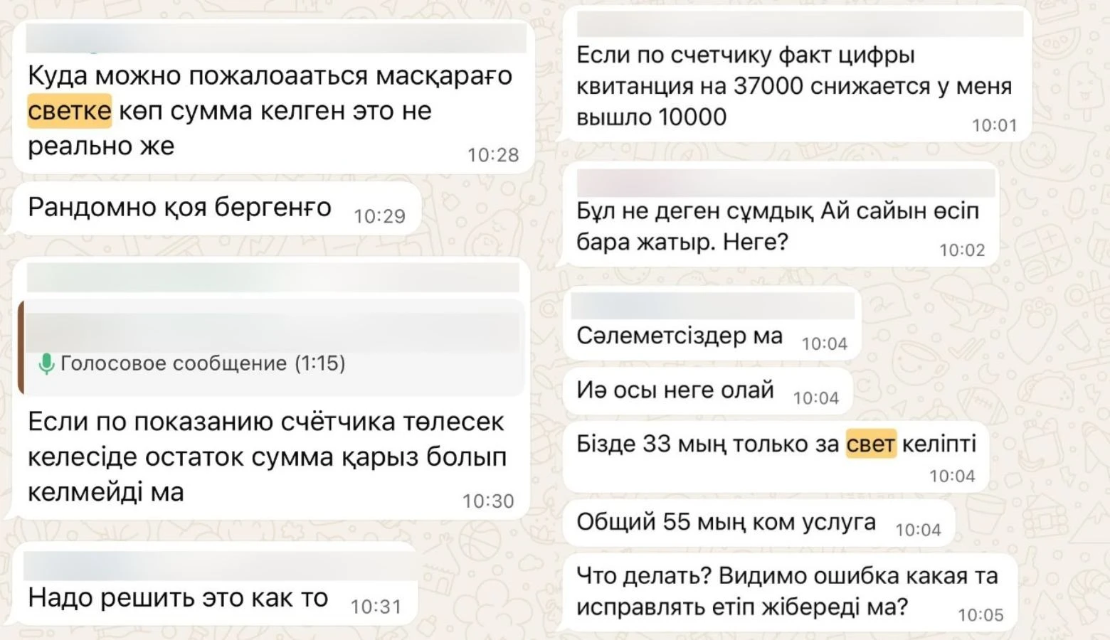 жарыққа төлем