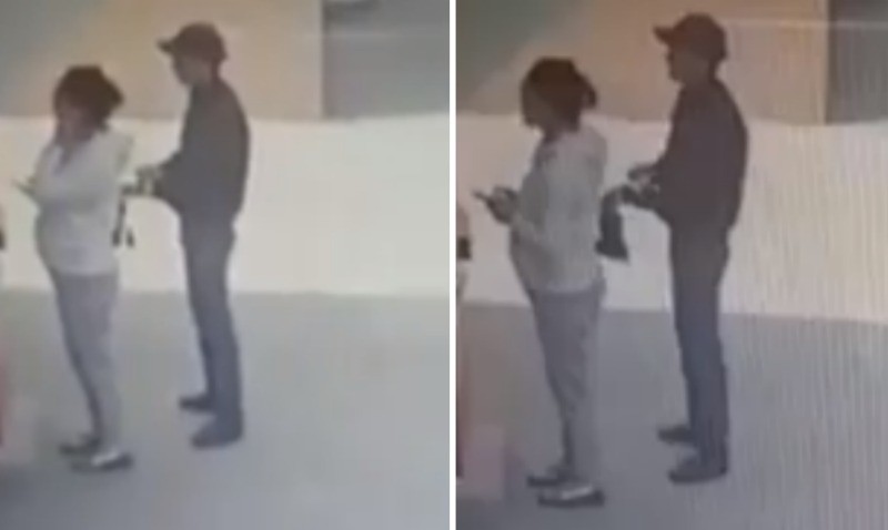 Елордада банкоматтан ақша алып тұрған әйелдің тоналған сәті видеоға түсіп қалды (видео)