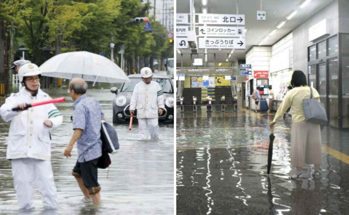 Жапониядағы су тасқыны: 3 адам көз жұмып, 850 мыңын эвакуациялауда (видео)