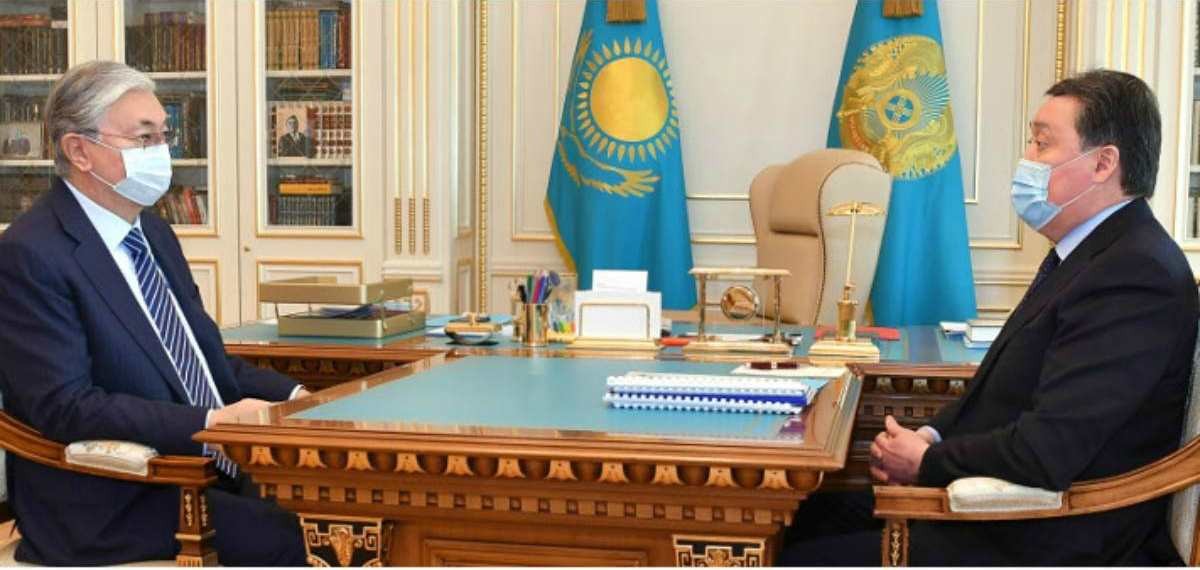Тоқаев пен Мамин