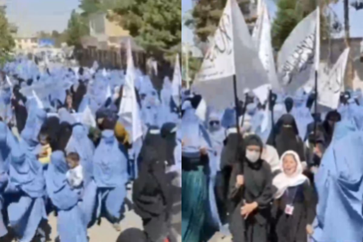 Ауғанстанда әйелдер демократияға қарсы митингке шықты