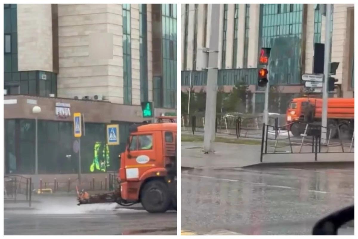 Жаңбыр жол тазалау