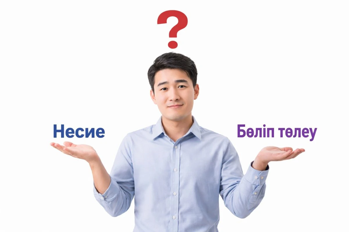 бөліп төлеу мен несиенің айырмасы