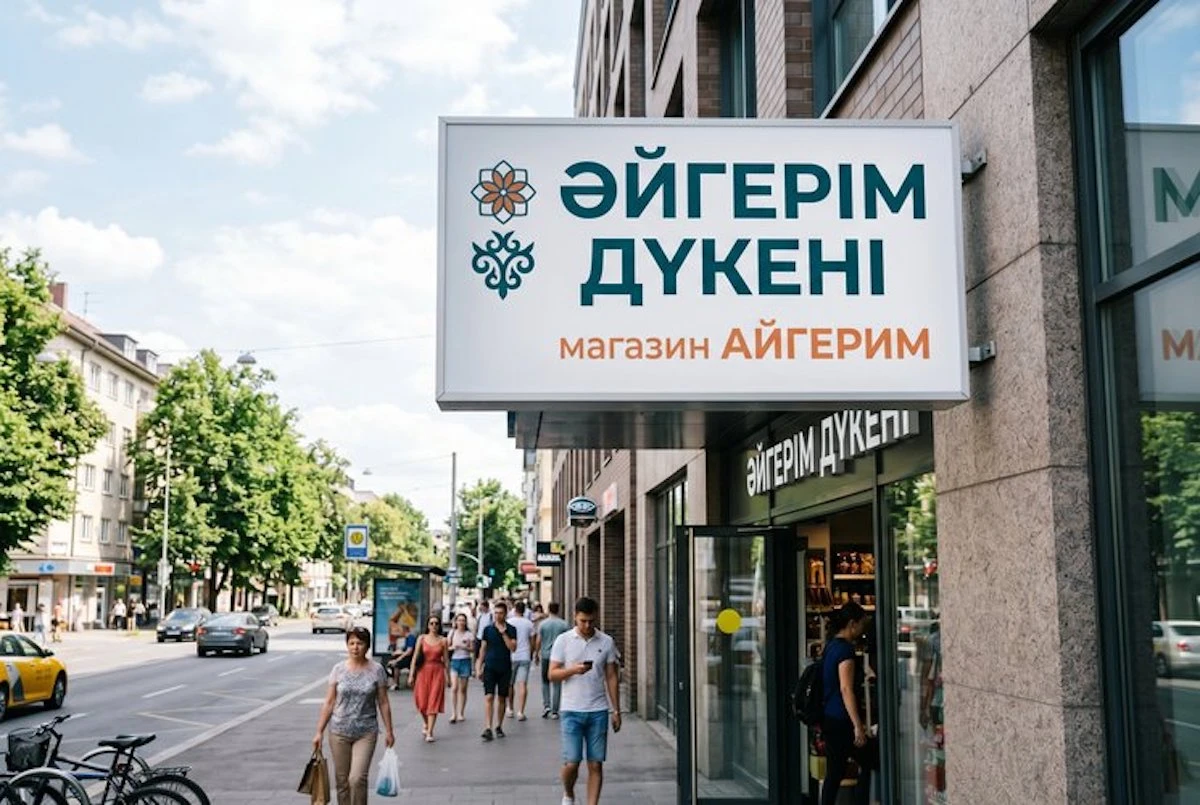 Дүкен, маңдайша, көрнекі ақпарат