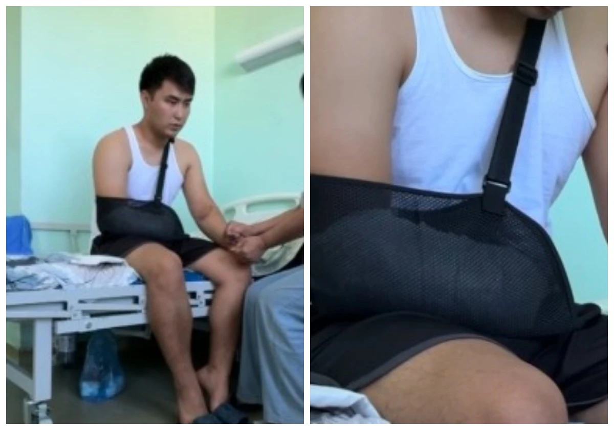 студент құрылыста қолынан айрылды