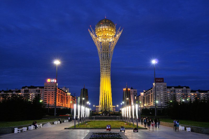 7662371-Bayterek-monument-at-dusk--Astana-Kazakhstan-0